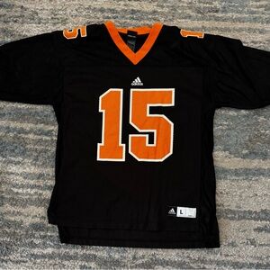 Adidas Black and Orange Jersey